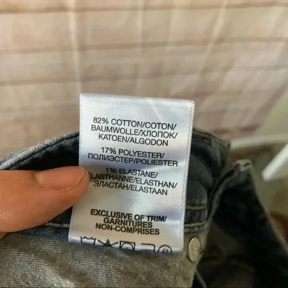 Silver Suki Mid Straight Joga Jeans Women’s Size W26/L32 Blue Distressed Hem - Picture 8 of 12